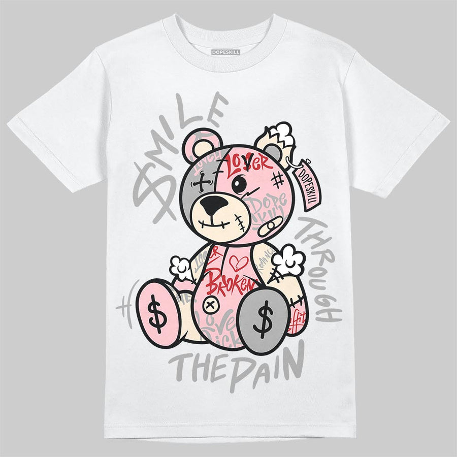 Gel-Nimbus 10.1 Strawberry DopeSkill T-Shirt Smile Through The Pain Graphic