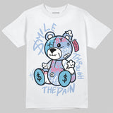 Cobalt Bliss 3s DopeSkill T-Shirt Smile Through The Pain Graphic