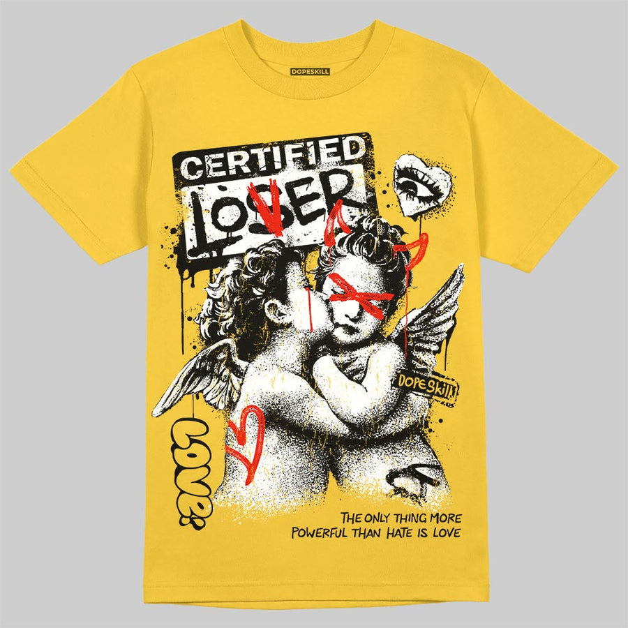Black Tour Yellow AJ 4 Thunder DopeSkill T-Shirt Certified Lover Graphic