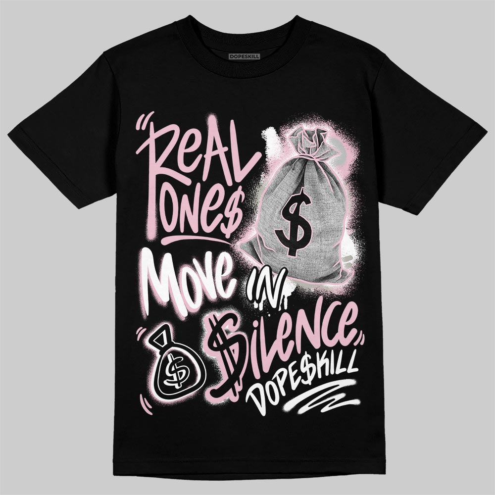 35th Anniversary 5s DopeSkill T-Shirt Real Ones Move In Silence Graphic