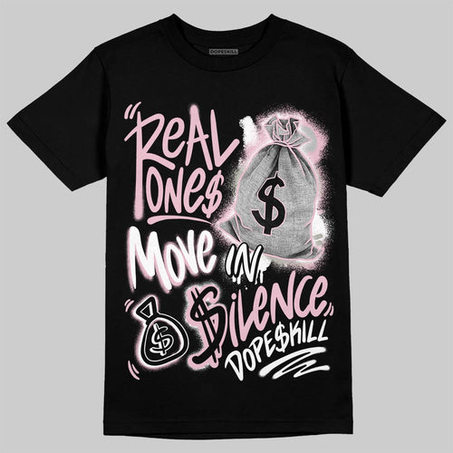 35th Anniversary 5s DopeSkill T-Shirt Real Ones Move In Silence Graphic
