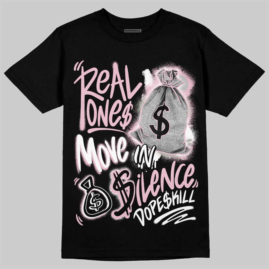 35th Anniversary 5s DopeSkill T-Shirt Real Ones Move In Silence Graphic