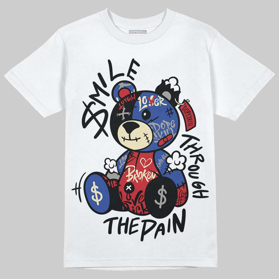 Rare Air 4s DopeSkill T-Shirt Smile Through The Pain Graphic