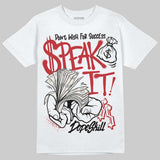 Flight Club 4s DopeSkill T-Shirt Speak It Graphic