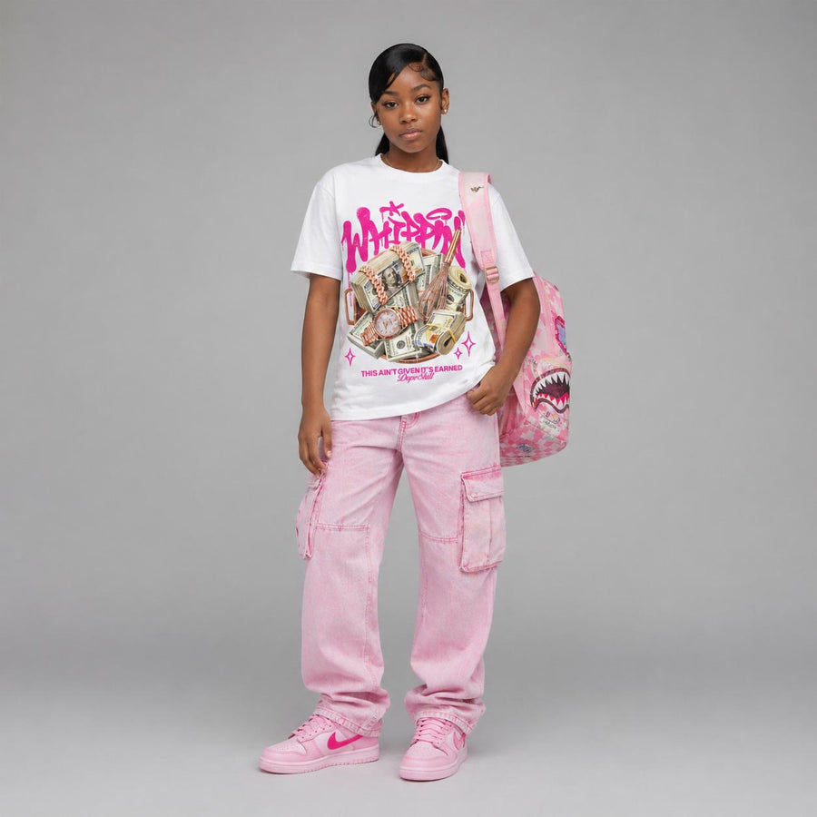 Triple Pink Dunk DopeSkill T-Shirt Whippin Graphic