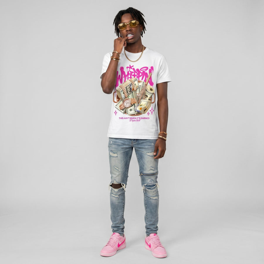 Triple Pink Dunk DopeSkill T-Shirt Whippin Graphic