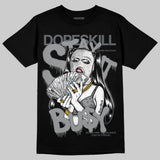 Wolf Grey 5s DopeSkill T-Shirt Stay It Busy Graphic