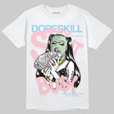 Medium Soft Pink 4s DopeSkill T-Shirt Stay It Busy Graphic