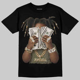 Medium Olive 3s DopeSkill T-Shirt Rich Youth Graphic
