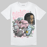 Medium Soft Pink 4s DopeSkill T-Shirt Stressless Graphic