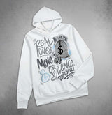 Wolf Grey 5s DopeSkill Hoodie Sweatshirt Real Ones Move In Silence Graphic