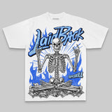 Royal Blue Oversize Print Laid Back DopeSkill Graphic T-shirt