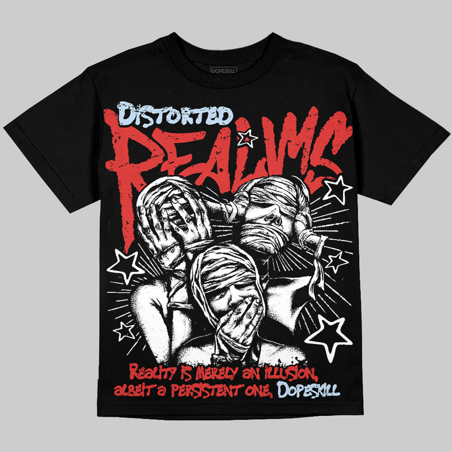 Reverse Infrared 6s Oversize Print 'Distorted Realms' DopeSkill Graphic T-shirt