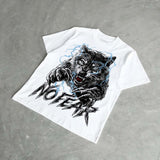 Wolf Grey 5s DopeSkill T-Shirt No Fear Graphic