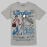 French Blue 12s DopeSkill T-Shirt Broken Bones Graphic