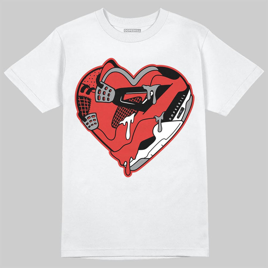 Toro Bravo 4s DopeSkill T-Shirt Heart Jordan 4 Graphic