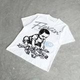 Wolf Grey 5s DopeSkill T-Shirt Flexin' Graphic