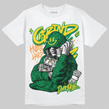 Green 'Grind Pray' DopeSkill Graphic T-Shirt