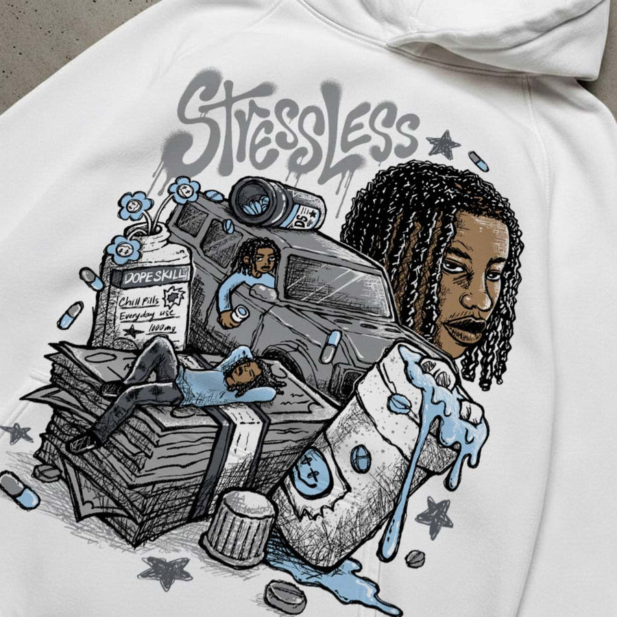 Wolf Grey 5s DopeSkill Hoodie Sweatshirt Stressless Graphic