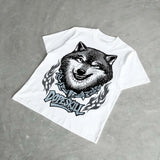 Wolf Grey 5s DopeSkill T-Shirt Wolf Grey Graphic