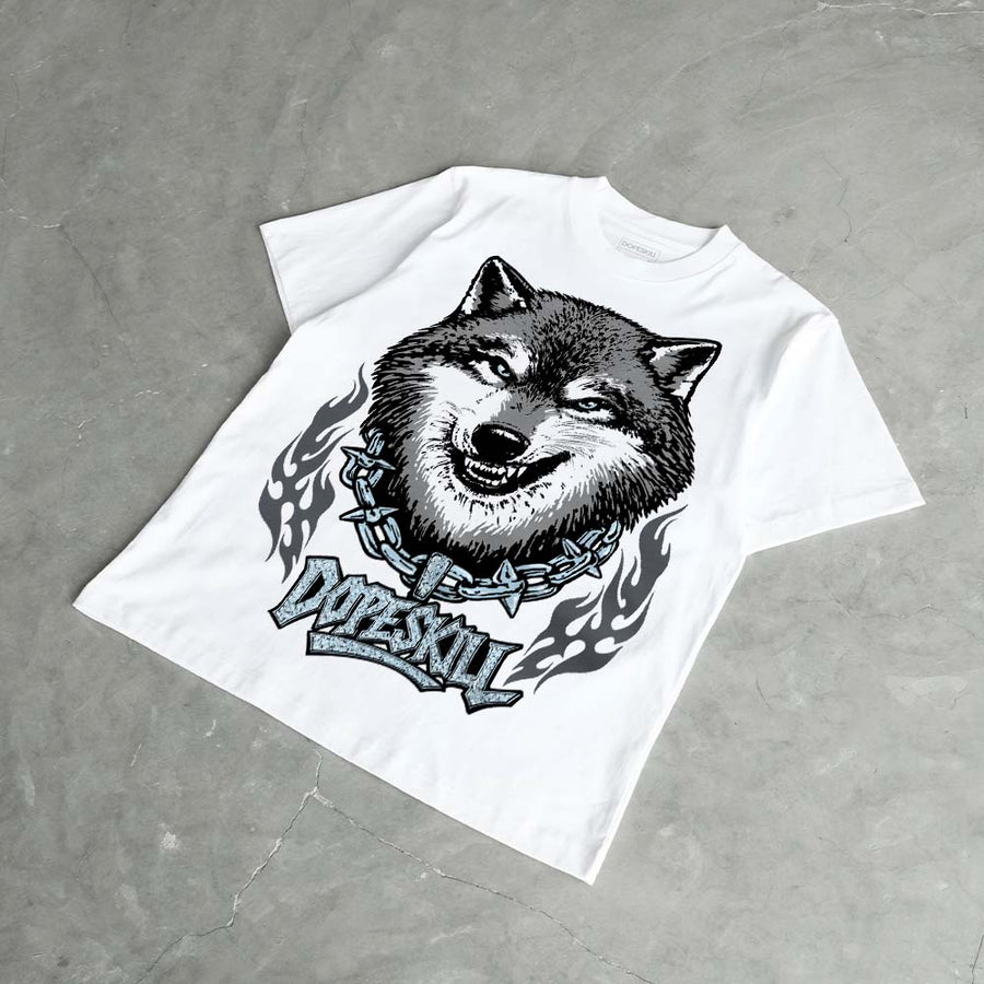 Wolf Grey 5s DopeSkill T-Shirt Wolf Grey Graphic