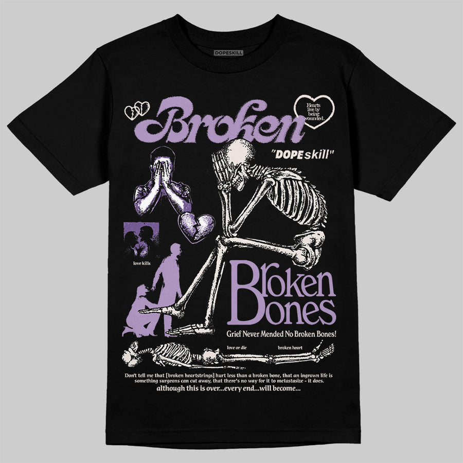 Hydrangeas 10s DopeSkill T-Shirt Broken Bones Graphic