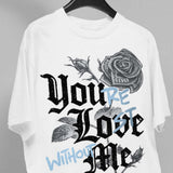 Wolf Grey 5s DopeSkill T-Shirt You’re Lost Without Me Graphic