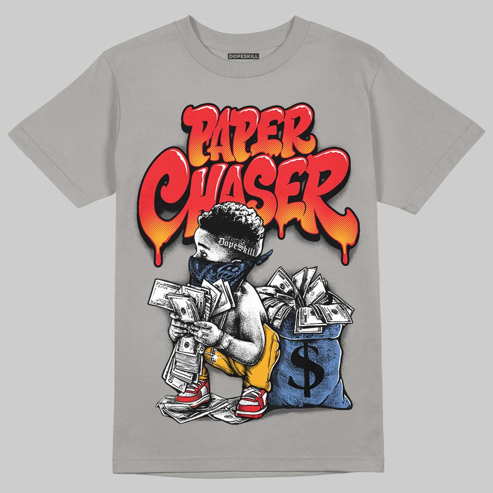 Grey 'Paper Chaser Boy' DopeSkill Graphic T-Shirt