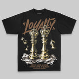 Brown Oversize Print 'Loyalty' DopeSkill Graphic T-shirt