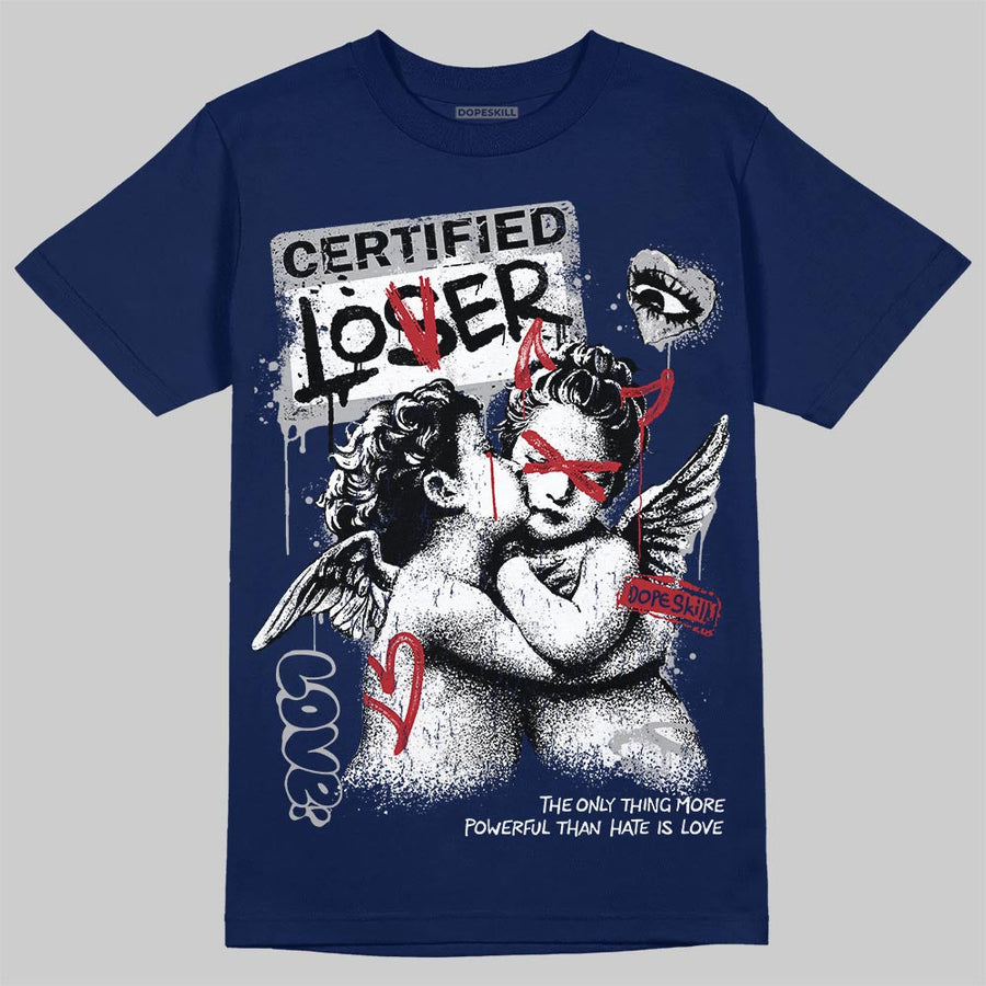 French Blue 12s DopeSkill T-Shirt Certified Lover Graphic