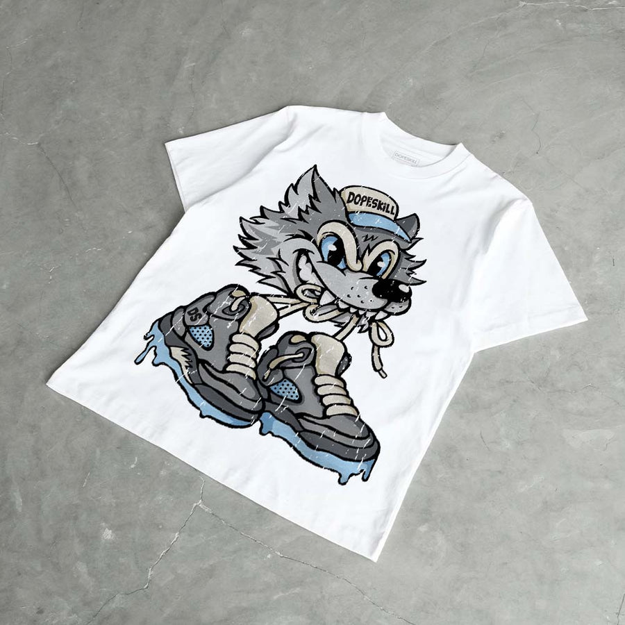 Wolf Grey 5s DopeSkill T-Shirt Wolf Grey 5s Graphic