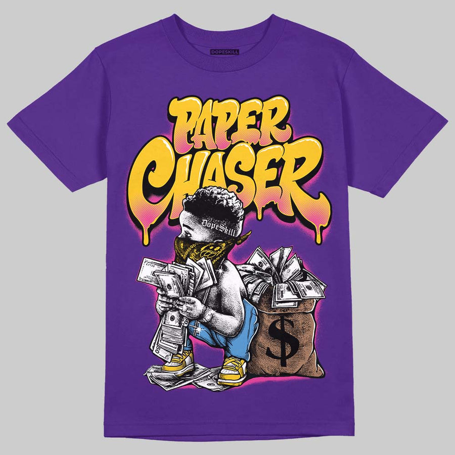 PURPLE 'Paper Chaser Boy' DopeSkill Graphic T-Shirt