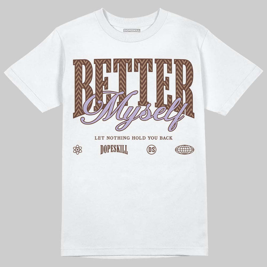 Harris Tweed x Sesame/Violet Mist Dunk DopeSkill T-Shirt Better Myself Graphic