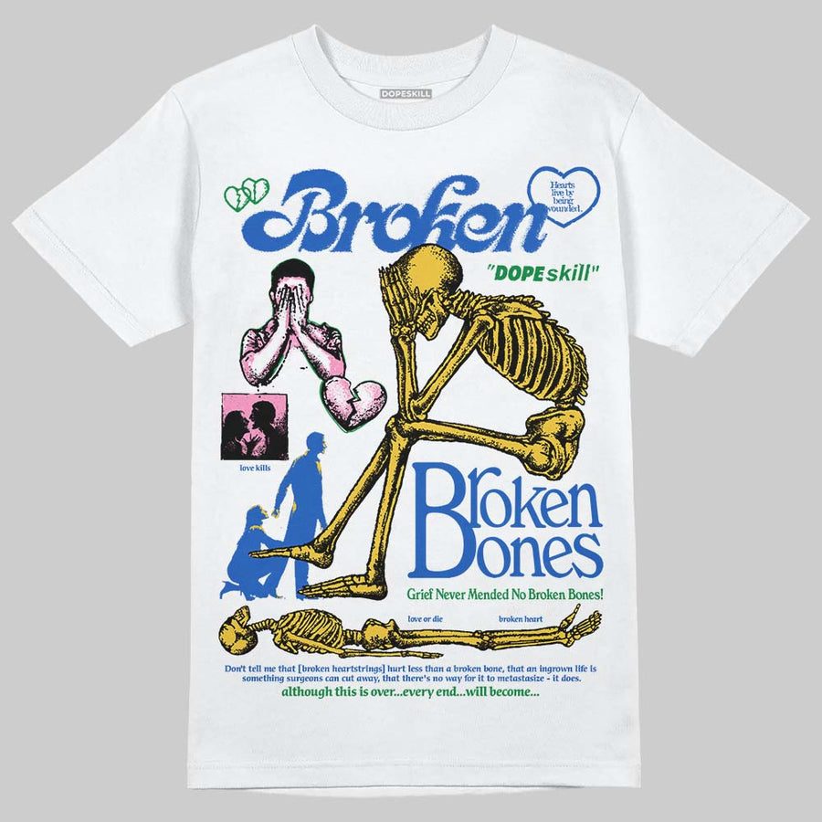 Brazil 3s DopeSkill T-Shirt Broken Bones Graphic