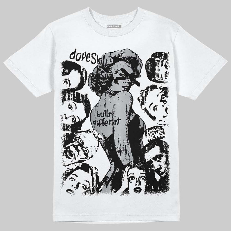 TD Black Patent 11s DopeSkill T-Shirt Built Different Graphic
