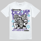 Aqua 8s DopeSkill T-Shirt Distorted Realms Graphic
