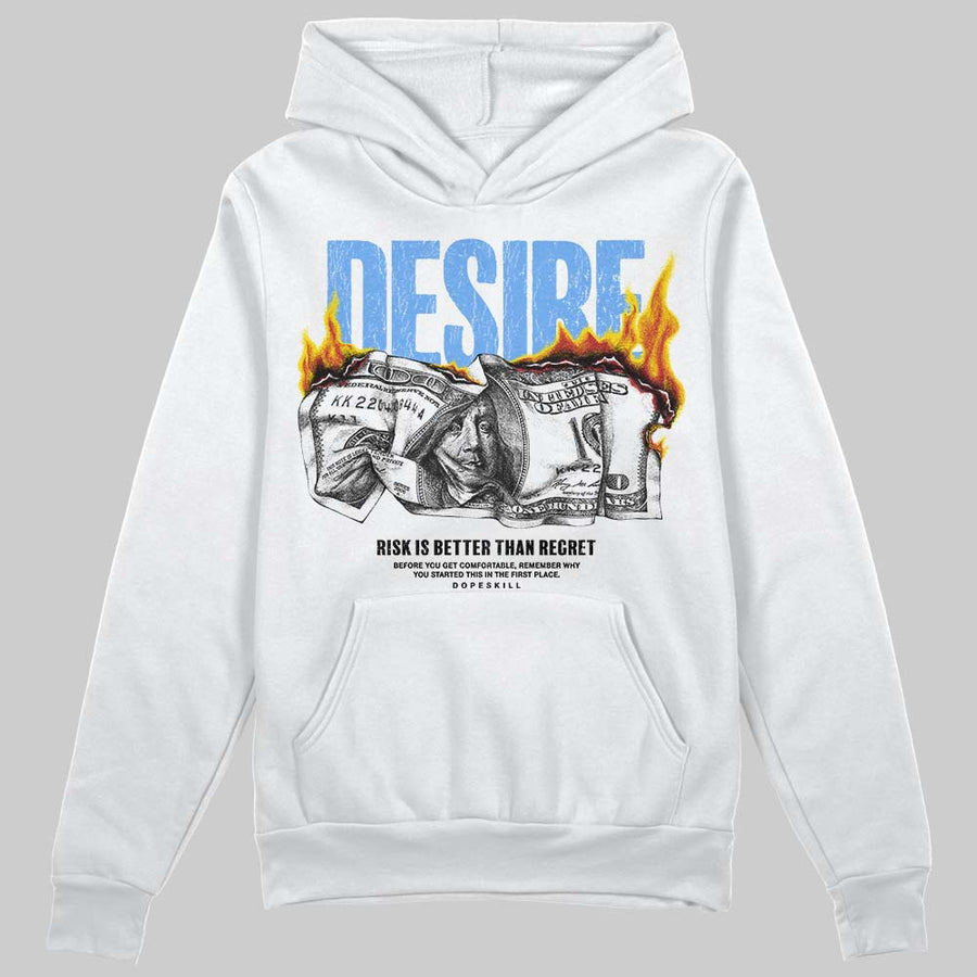 Black University Blue 5s DopeSkill Hoodie Sweatshirt Desire Graphic