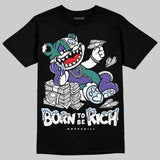 Grape 5s DopeSkill T-Shirt Born To Be Rich Graphic