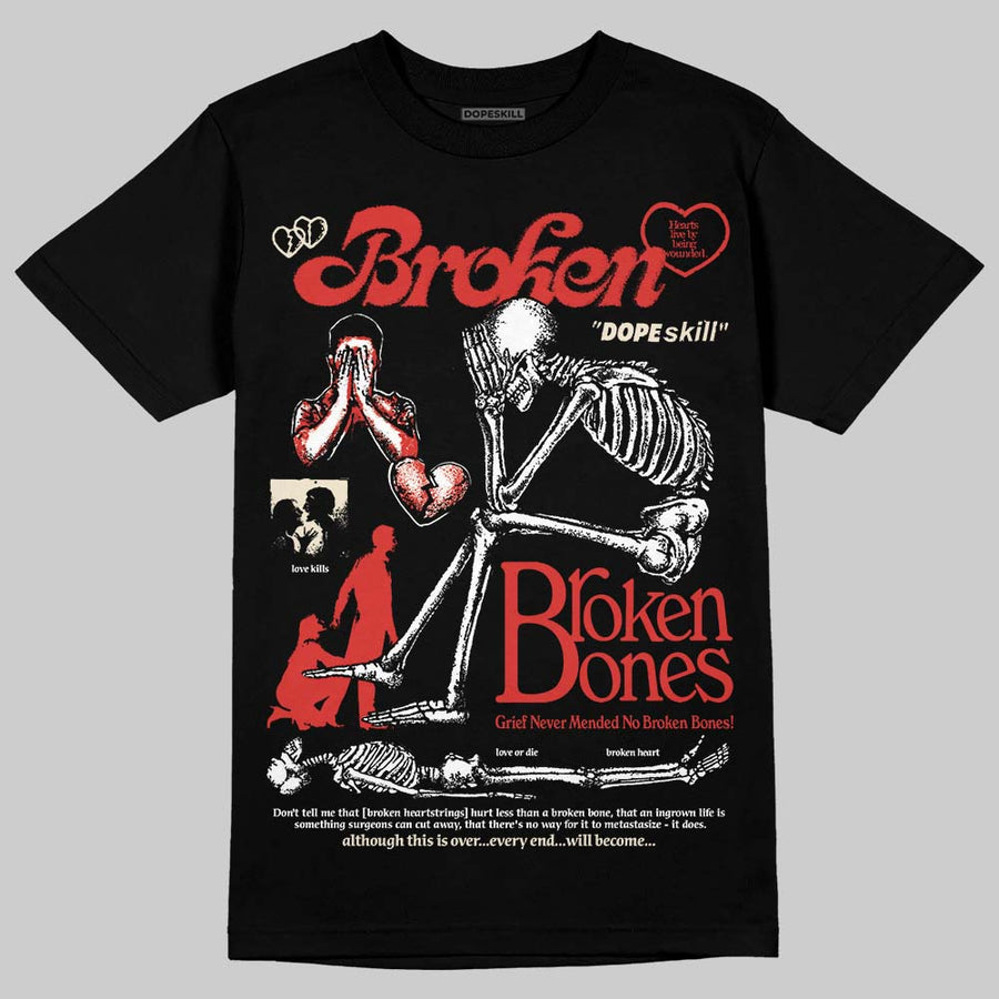 Nigel Sylvester x 4s “Brick After Brick” DopeSkill T-Shirt Broken Bones Graphic