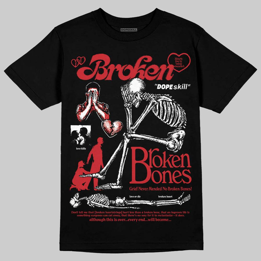 “Bloodline” 12s DopeSkill T-Shirt Broken Bones Graphic