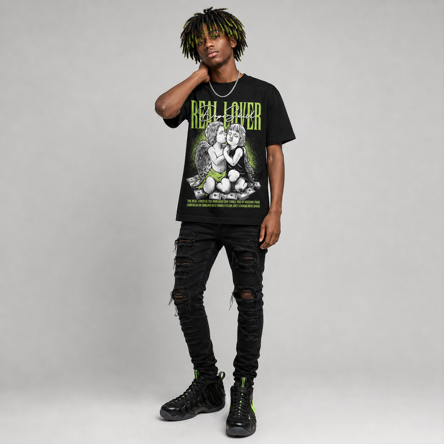 Foamposite One "Voltage" DopeSkill T-Shirt Real Lover Graphic