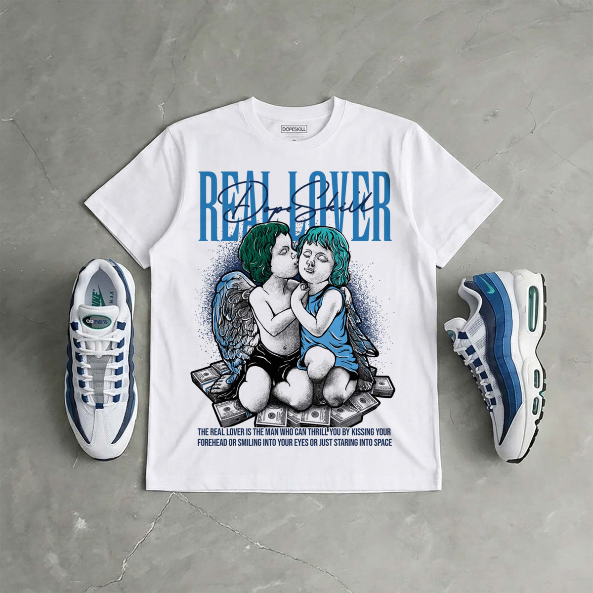 Max 95 Big Bubble “Slate” DopeSkill T-Shirt Real Lover Graphic