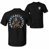 [MADE IN US] Men's Firefighter Chief Graphic T-Shirt - Preshrunk Cotton Classic Menswear Tops, Bold Graphics, 2-Sided Firehouse Skull Design, Round Neck Short Sleeve Casual Tee, Gift for First Responders Soft Basic