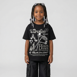 White Metallic 5s DopeSkill T-Shirt Broken Bones Graphic
