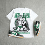 Pine Green 1s DopeSkill T-Shirt Real Lover Graphic