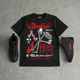 “Bloodline” 12s DopeSkill T-Shirt Broken Bones Graphic