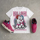 Sweet Beet 4s DopeSkill T-Shirt Real Lover Graphic