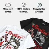 Nigel Sylvester x 4s “Brick After Brick” DopeSkill T-Shirt Broken Bones Graphic
