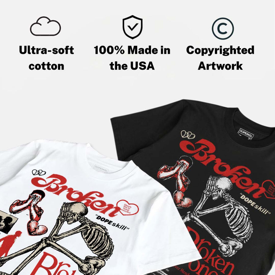Nigel Sylvester x 4s “Brick After Brick” DopeSkill T-Shirt Broken Bones Graphic