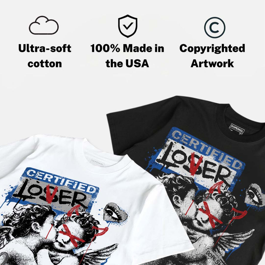 “True Blue” 3s DopeSkill T-Shirt Certified Lover Graphic